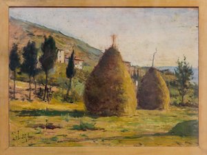 Covoni di fieno al sole, c.1890
