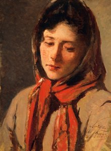 Contadina (Donna villana) da Silvestro Lega