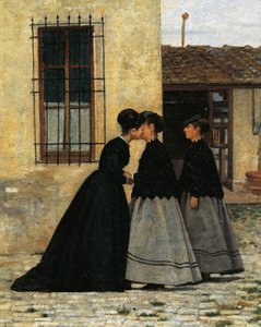 La visita (dettaglio) da Silvestro Lega