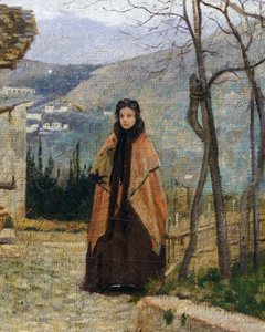 La visita (dettaglio) da Silvestro Lega