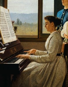 Il canto dello storno (dettaglio) da Silvestro Lega