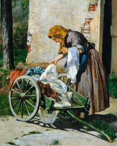 Lavandaie vicino a Firenze da Silvestro Lega