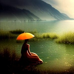 Silenzio nella pioggia leggera