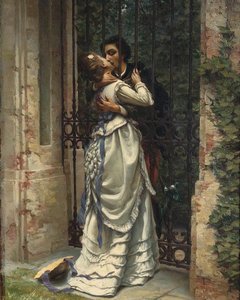 Il bacio, 1910 da Silvio Allason
