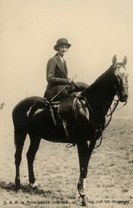 Principessa Iolanda di Savoia (1901-1986), Contessa di Bergolo, cavallo da Silvio Ottolenghi