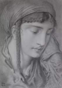 Una ragazza ebrea da Simeon Solomon