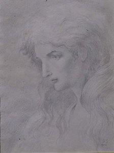 Testa allegorica da Simeon Solomon