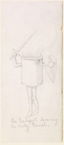 Sir Galipot che porta il santo brodo