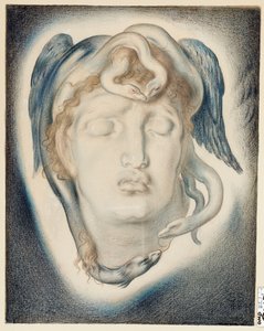 La testa di Medusa, 1884 da Simeon Solomon