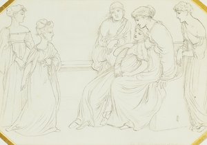 La piccola improvvisatrice, 1867 da Simeon Solomon