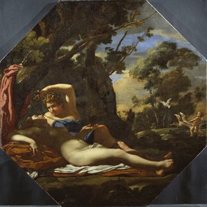 Venere e Adone da Simon (circle of) Vouet