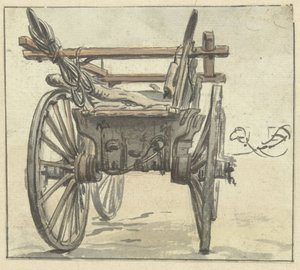Retro di un carro a quattro ruote