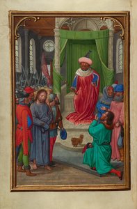 Cristo davanti a Erode da Simon Bening