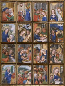 Tafel aus dem Stein-Quadriptychon da Simon Bening