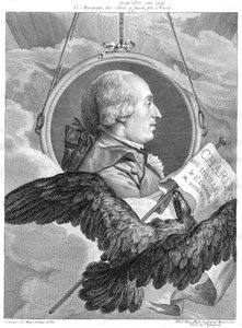 Jacques Alexandre Cesar Charles, fisico francese, c1783 da Simon Charles Miger