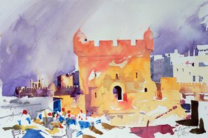 Forte e Medina II (acquerello su carta)