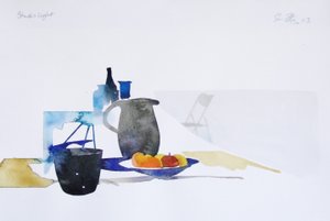 Studio Light (acquerello su carta)