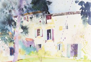 La casa Bourdic, 2003 (acquerello) da Simon Fletcher