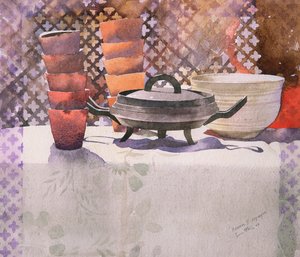 Xema Espagne, 2000 (watercolour) da Simon Fletcher