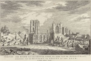 Rovina della Grande Chiesa di Bergen op Zoom, 1748