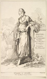 Africana in dishabillé, da Raccolta di diverse figure straniere inventate