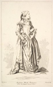 Antica moda francese, da Recueil de diverses figures étrangères inventate da...