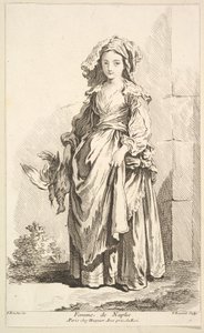 Donna di Napoli da Simon Francois Ravenet