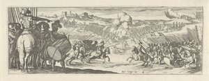 Cavaliere parla ai soldati da Simon Frisius