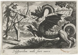 Ercole uccide il drago Ladone (temi erculei)