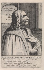 Ritratto di Albrecht Dürer da Simon Frisius