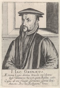 Ritratto di Johann-Jacob Grynaeus da Simon Frisius
