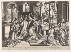 La Messa di San Gregorio da Simon Frisius