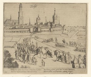 Truchsess viene accolto a Delft, 1584 da Simon Frisius