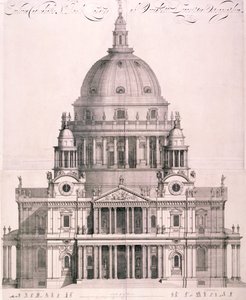 Cattedrale di San Paolo, Londra, 1702 da Simon Gribelin