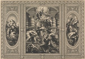Il soffitto della sala dei banchetti a Whitehall: Il regno pacifico di Giacomo I