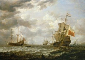 Il Brederode al largo di Hellevoetsluis, metà del XVII secolo da Simon Jacobsz. Vlieger