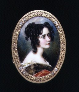 Ritratto miniatura di Georgina Carolina, Lady Astley
