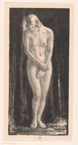 Donna nuda in piedi da Simon Moulijn (signed by artist)