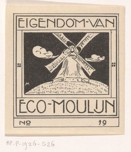 Ex libris di Eco Moulijn