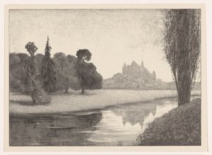 Parco presso un castello (Omstreken van Laren)