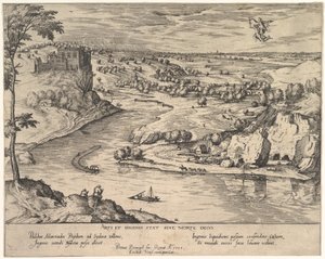Paesaggio Fluviale con Mercurio che Rapisce Psiche da Simon Novellanus