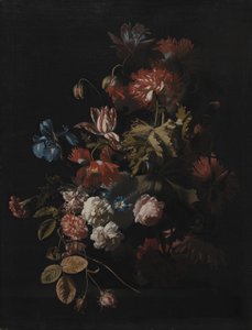 Un vaso con fiori