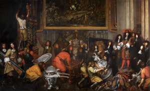Luigi XIV visita la Manifattura dei Gobelins il 15 ottobre 1667 da Simon Renard de Saint Andre