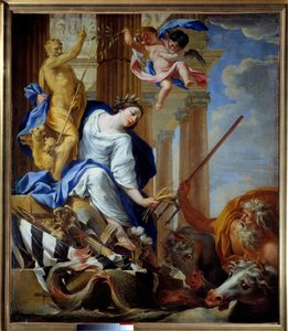 Allegoria dei benefici della pace da Simon Vouet