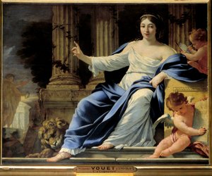 Eloquenza. Rappresentazione di Polimnia, musa dell