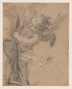 Angioletto vicino alla gamba di San Rocco da Simon Vouet