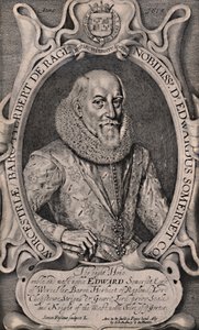 Edward Somerset, 4° conte di Worcester, cortigiano inglese da Simon de Passe