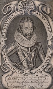 Henry Wriothesley, conte di Southampton, patrono di William Shakespeare, c1617 1894 da Simon de Passe