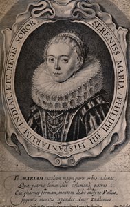 Maria Anna, Regina di Boemia e Ungheria, XVII secolo da Simon de Passe