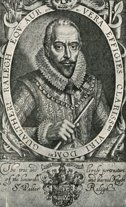 Sir Walter Raleigh da Simon de Passe